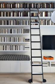Appartements Avec De Grandes Hauteurs Sous Plafond Design Bibliotheque De La Maison Bibliotheques Privees Bibliotheque A Domicile