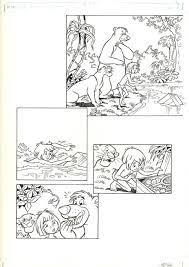 THE JUNGLE BOOK ORIGINAL COMIC INKED PAGE #1 BY PEPE FERRE / DISNEY & ME  MAGAZINE 1996., in Mickey Jordan's Nosuko Friki Shop Animation Art Comic  Art Gallery Room