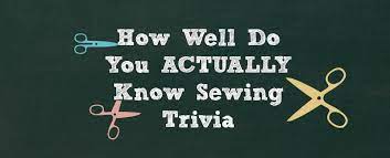 Some sewing machine dealers will say every four hours. Try This Sewing Trivia And Quilting Quiz Seams And Scissors