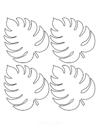 Free printable palm leaf pattern. 21 Free Leaf Templates Printable Outlines Of Maple Oak Etc For Kids Crafts