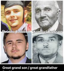 Prince Michael Jackson I and his GreatGrandFather Samuel ( Joe's Father ). 