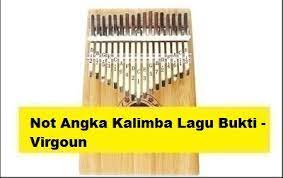 Not Angka Kalimba Lagu Bukti Virgoun Calonpintar Com
