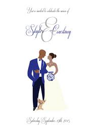 Our Modern And Fun Wedding Invitation That Includes Our Pup Wedding Invitations With Pictures African American Wedding Invitations American Wedding Invitations
