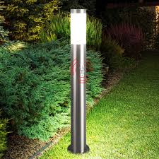 Solarlampen solarlampe aussen ikea fur balkon. Wege Sockelleuchten Led Steh Lampe Aussen Bewegungsmelder Garten Edelstahl Hof Saulen Leuchte Silber Garten Terrasse