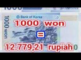 Won merupakan mata uang korea. Terjawab 1000 Won Berapa Rupiah Youtube