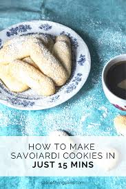They're not at all difficult, yet still impressive. How To Make Happy Savoiardi Lady Fingers Cookies In 15 Mins