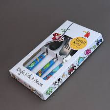 Maybe you would like to learn more about one of these? 3 Couverts Fourchette Couteau Et Cuillere En Inox Motifs Dinosaures Pour Enfants Tyrrell Katz Adaptes A La Morphologie Des Enfant Couvert Vaisselle A Table