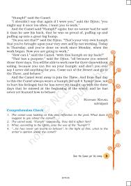 How did the camel get a hump? How The Camel Got His Hump Ncert Book Of Class 8 English It So Happened