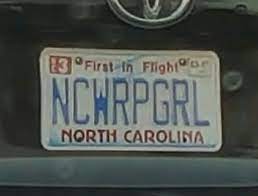 North Carolina Ncwrpgrl North Carolina License Plate Carolina