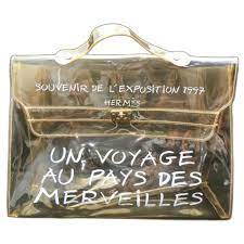 Hermès Kelly Translucent Souvenir Clear Vinyl Satchel ref.289803 - Joli  Closet