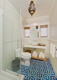 12 Inspiring Walk In Showers For Small Bathrooms Hunker Moroccan Tile Bathroom Moroccan Bathroom Small Bathroom Tiles