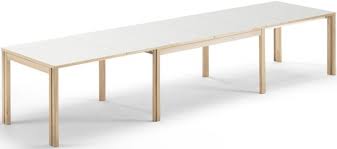 Tailored for all occasions from intimate dining to festive gatherings, haute cuisine, and home cooking shine equally atop vector table's high gloss white laminate surface. Skovby Sm23 6 To 14 Seater White Laminate Top Extending Dining Table Cfs Furniture Uk