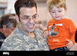 Army son hi-res stock photography and images