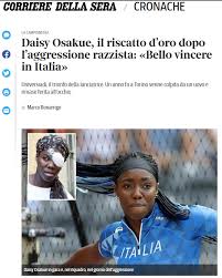 Maybe you would like to learn more about one of these? Come E Tornato L Episodio Di Razzismo Per Daisy Osakue Il Promemoria Su Come Sono Davvero Andate Le Cose Open