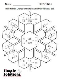 Winter is a magical time of year in 4th grade! A Flurry Of Math Simple Solutions Winter Math Worksheets Middle School Math Worksheets Math Worksheets