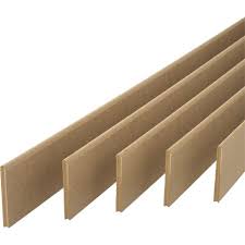 Lot De 5 Plinthes Mdf Medium Reversibles Arrondie Ou Droite 100 X 10 Mm X 2m Plinthe Mdf Plinthes Medium