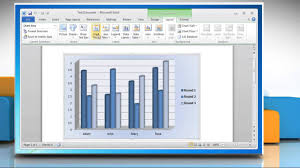 How To Add Titles To A Column Vertical Bar Graph In Microsoft Word 2010