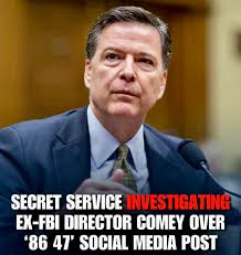 The post showed seashells arranged to form the numbers "86 47" — a  combination some interpreted as a coded call for violence against former  President Donald Trump, the 47th president.