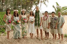 Rayon Hawaiian Beach Bridal Party Clothing Beach Wedding Attire Beach Wedding Dress Hawaiian Wedding Dress