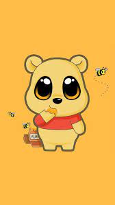 Winnie Pooh Comiendo Miel Cute Cartoon Wallpapers Cute Disney Wallpaper Cartoon Wallpaper