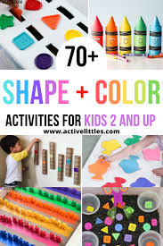 Momjunction has a huge list of best shape activities to make them learn different shapes. 70 Shape And Color Activities For Toddlers Preschool And Kindergarten Active Littles