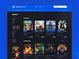 Playstation Store Redesign Concept Interactive Design Redesign Playstation