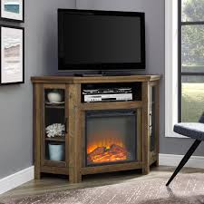 The corner fireplace tv stand has the capacity of having a heat of four hundred square feet in supplement, which makes it possible for the user to the electric fireplace tv stand makes sure to heat up only those places that are needed to be kept warm. Fireplaces Stoves Electric Corner Fireplace Tv Stand Espresso Media Wood Console Heater Display Ca Startupacademy Md