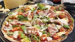 Parmigiano Reggiano Parma Ham And Basil Pizza Recipe Food Network Recipes Recipes Parmesan Recipes