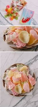 Fried Prawn Crackers For Chinese New Year The Woks Of Life Recipe Prawn Cracker Prawn Chip Chinese New Year Food