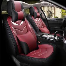 13pcs Pu Leather Car Seat Cover Cushion Full Surround Universal For 5 Seats Car Leather Car Seat Covers Leather Car Seats Car Seats