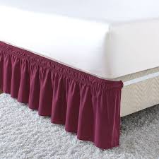 Wrap Around Ruffle Bedskirt Bedding Accessories Brylanehome Saia Para Cama Decoracao De Camas Saia De Cama Box