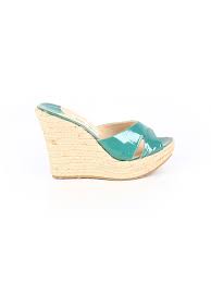 Details About Jimmy Choo Women Green Wedges Us 10
