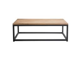 Table Basse Industrielle Bois Metal Rectangulaire Factory Vente De Table Basse Conforama
