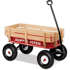 Radio Flyer 36 All Terrain Steel Wood Wagon Air Tires Red Walmart Com Radio Flyer Wagons Radio Flyer Kids Wagon