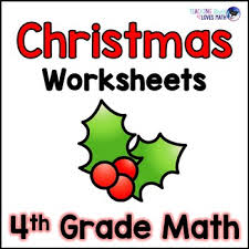 If You Liked My Christmas Math Fun Freebie For 3rd Grade And 4th Grade You Will Love This Pack Of Work Christmas Math Worksheets Math Worksheets Christmas Math