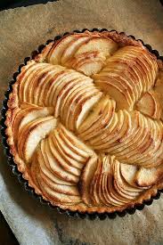 Brimming With Fanned Apple Slices This French Apple Tart Makes For A Beautiful Finale To Any Fall French Apple Tart Recipe Apple Tart Recipe French Apple Tart