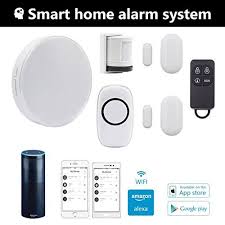 Wireless Smart Home Security Alarm System With Siren Wifi Alexa Compatible Home Security Alarm Systems For Home Home Security Alarm System Security System App