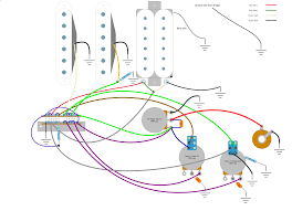 Wiring diagrams for stratocaster, telecaster, gibson, jazz bass and more. Hss Suhr Style Wiring With Neck On Bridge Split