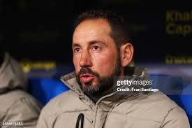 Bryan Ocampo of Cadiz competes for the ball with Carlos Clerc of... News  Photo