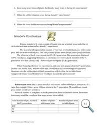 It is designed to help you learn the material. Genetics Mendel Reading Exercise Supports Distance Learning By Biology Roots