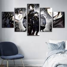 kuroshitsuji black butler hd canvas print wall poster scroll room decor home garden vintage sea life home decor posters prints the news reporter