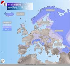 Are You Dreaming Of A White Christmas Here Is The Forecast Snow Cover Across Europe The Probability Of Snow Coverage On December 25th