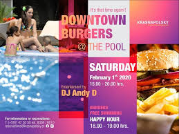 Welcome to laid back burger shack! Downtown Burgers The Pool Is Back This Hotel Krasnapolsky Facebook