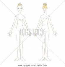The curvy woman body shape can be drawn with a bit of exaggeration to the. Woman No Clothes Full Vector Photo Free Trial Bigstock