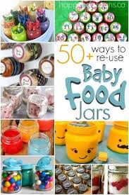 50 Ways To Re Use Baby Food Jars Happy Hooligans Baby Food Jar Crafts Baby Jar Crafts Baby Food Jars Diy