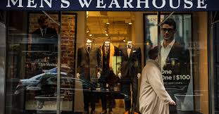Men's wearhouse is a chain of stores that specializes in clothing for men who want to look great without having to put too much thought or time into their wardrobe. Tailored Brands Stock Plunges As Suit Maker Signals Further Sales Declines Cuts Dividend Barron S