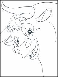 He's enormous, the perfect bull for fighting. Ferdinand Coloring Sheet 24