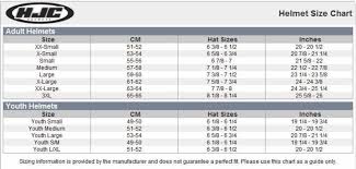 Motorcycle Helmet Size Chart Hjc Disrespect1st Com