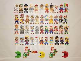 Super Mario Odyssey 8 Bit Perlers All Mario Costumes Etsy In 2021 Perler Bead Mario Perler Bead Art Hama Beads Patterns