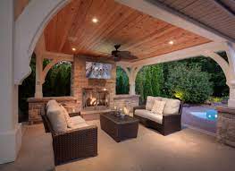 Shop the best selection of outdoor furniture from overstock your online garden & patio store! 17 Outdoor Ceiling Designs Ideas Design Trends Premium Psd Vector Downloads